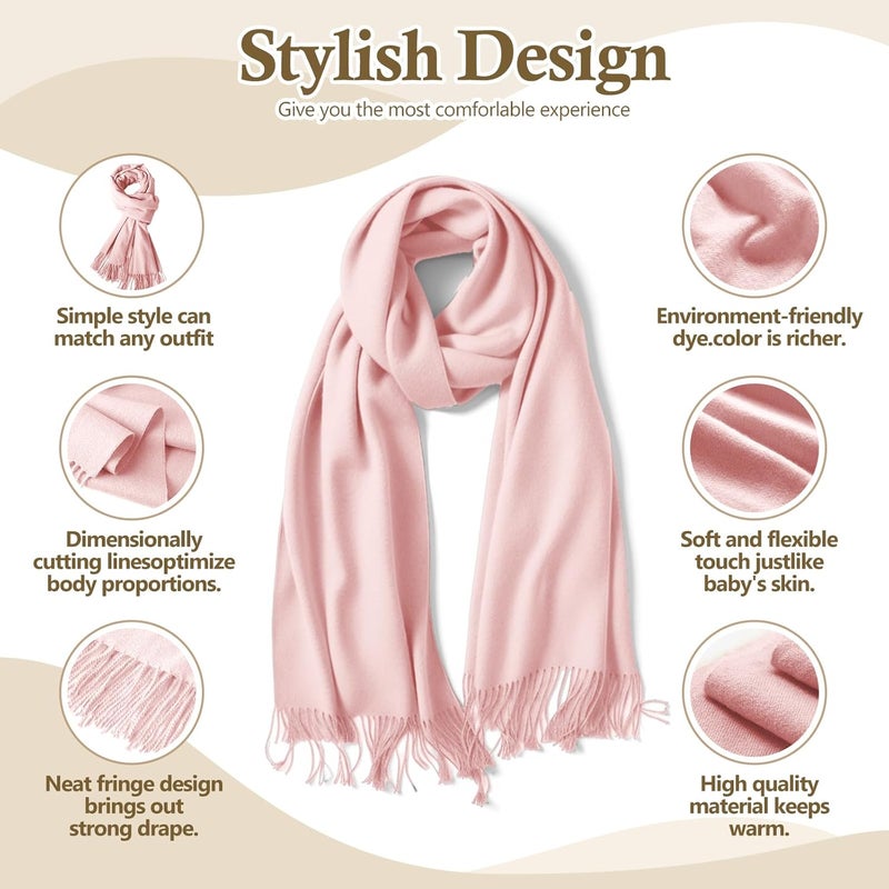 AURUZA Shawls and Wraps for Evening Dresses, Soft Pashmina Shawls for Women, Pashmina Shawls for Wedding Party - Image 4